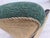 Danish Armchair in Green and Beige Furniture Wool, 1960s For Sale - Image 16 of 18