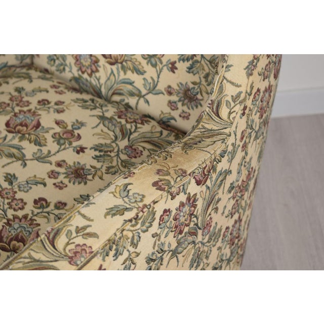 Textile Italian Armchairs, 1950s, Set of 2 For Sale - Image 7 of 18