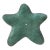 Vintage Turquoise/Green Enameled Aluminum Starfish Serving Platter For Sale