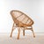 French Rattan Dish Armchair, 1960s For Sale - Image 3 of 9
