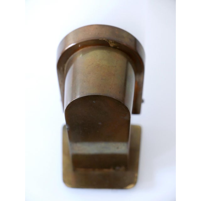 Large Mid-Century Modern Brass & Acrylic Wall Light or Sconce, Germany, 1950s For Sale - Image 10 of 15