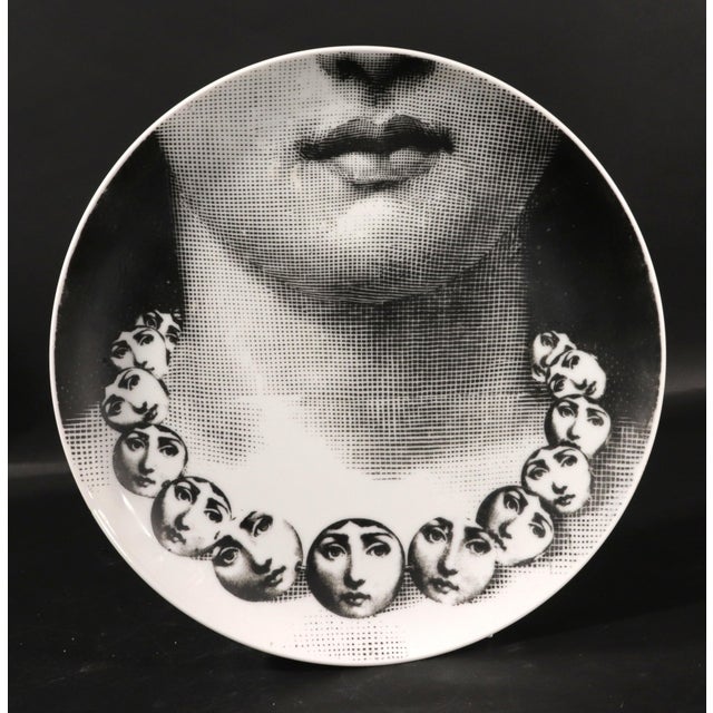 Piero Fornasetti Porcelain Themes & Variation Plate, Number 107 For Sale - Image 10 of 10