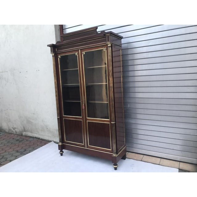 French Empire Style Mahogany Cabinet For Sale - Image 5 of 18