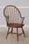 1980s Set of 6 Robert Bergelin Cherry Windsor Style Dining Room Chairs For Sale - Image 5 of 17