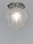 Muller Frères Pair of Muller Freres French Art Deco Flush Mounts - 1930s Frosted Glass & Nickeled Bronze For Sale - Image 4 of 7