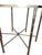 Mastercraft Pair of Attributed Mastercraft Brass Bamboo Form Side Tables. u.s.a. 1970's. For Sale - Image 4 of 9