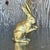 Introduce whimsical charm to your decor with this Vintage Boho Solid Brass Bunny. This delightful piece, crafted from...