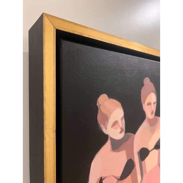 Original Commissioned Hayley Mitchell Figurative Acrylic Painting – Custom Framed For Sale - Image 4 of 10