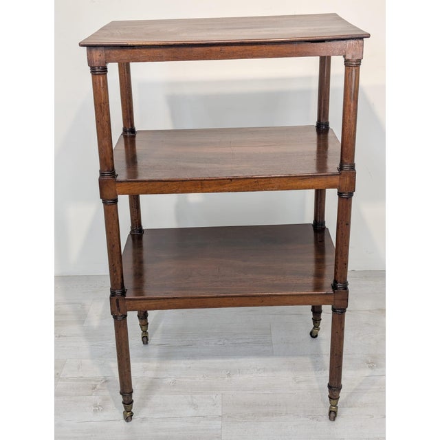 Brown Antique Shelf in Mahogany, 1800s For Sale - Image 8 of 16