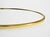 Metal Mid-Century Modern Brass Wall Mirror from Lenz, 1964 For Sale - Image 7 of 14