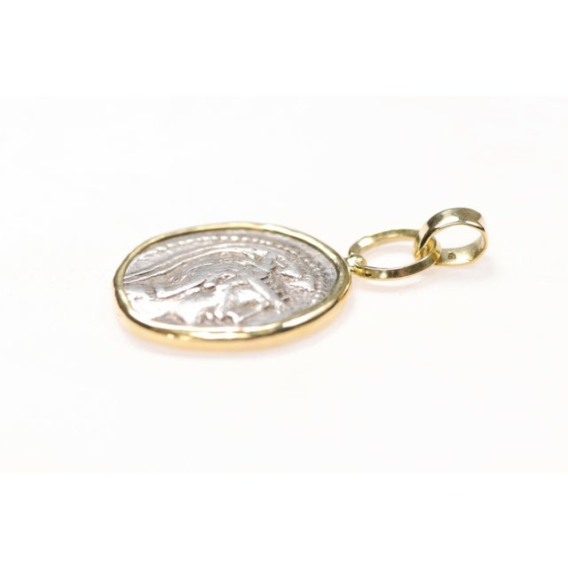 17th Century A New Style Tetradrachm Pendant W/18k Trim For Sale - Image 5 of 13