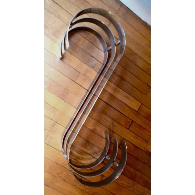 Metal Low Table, 1970s For Sale - Image 7 of 9