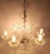 Beautiful venetian murano chandelier with floral decoration. The chandelier has new wiring and a new power cable. Very...