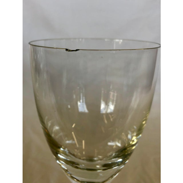 1960s Princess Water/Wine Glassware by Holmegaard - Set of 7 For Sale In San Antonio - Image 6 of 6