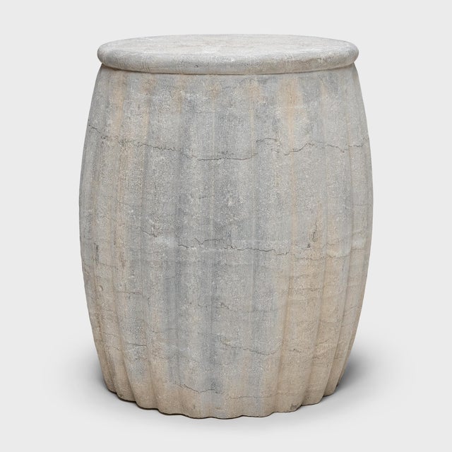 Drum-form stools such as this were traditionally used in gardens and outdoor pavilions where upper class scholars read,...