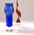 Mid-Century Modern Scandinavian Cobalt Blue Glass Vase from Borgström Åseda, Sweden For Sale - Image 6 of 10