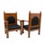 Art Deco Amsterdam School Armchairs in Oak, 1920s, Set of 2 For Sale - Image 13 of 13
