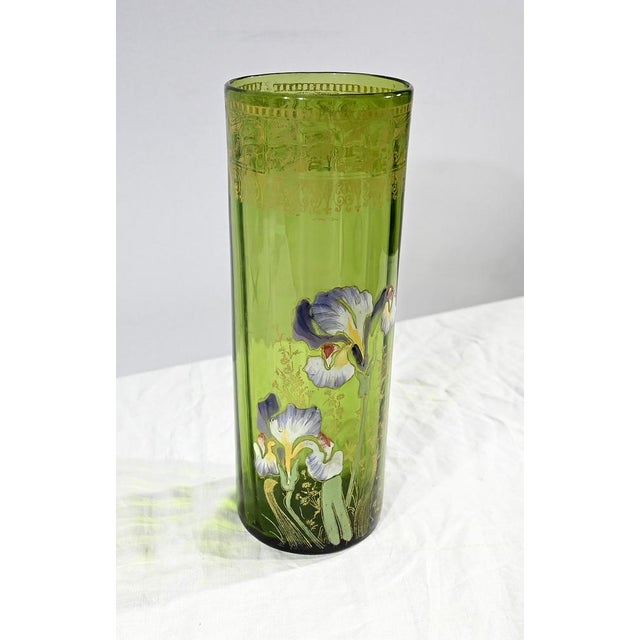 Art Nouveau Vase in Green, 1890s For Sale - Image 3 of 17