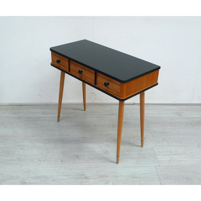 Mid-Century Modern Mid-Century Modern German Entryway Console Table, 1950s For Sale - Image 3 of 6