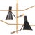 Traditional Regina Andrew Spyder Steel Chandelier, Blackened Brass & Natural Brass For Sale - Image 3 of 7