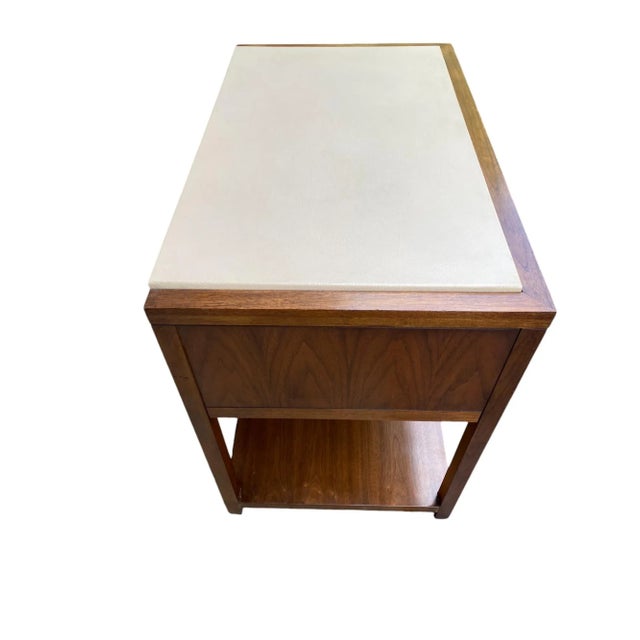 Modern Brownstone Furniture Nightstand For Sale - Image 3 of 8