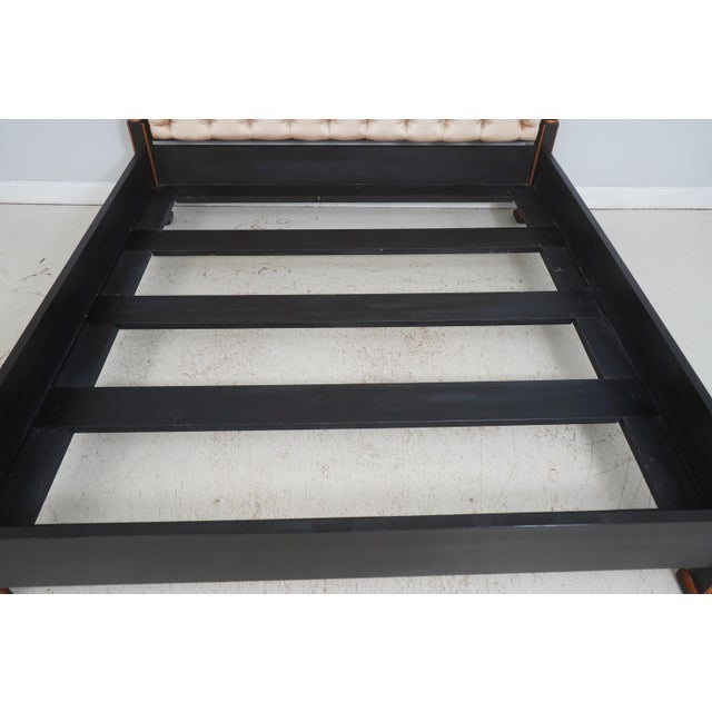 Nancy Corzine King Size Poster Bed W. Tufted Headboard For Sale In Philadelphia - Image 6 of 14