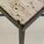 Metal Tall French Iron + Travertine End Table, 1960s For Sale - Image 7 of 7