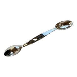1990s Metropolitan Museum of Art Stir and Taste Silver Plate Spoon -