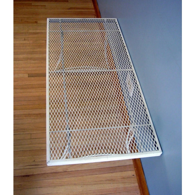 Metal 1960s Homecrest Bottemillier White Metal Coffee and Accent Tables, Attributed - Set of 4 For Sale - Image 7 of 12
