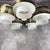 Six-Arm Chandelier by Bent Karlby for Lyfa, Denmark, 1970s For Sale - Image 12 of 18
