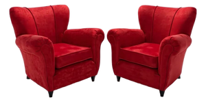 Vintage Lounge Chairs by Guglielmo Ulrich, 1940s, Set of 2