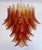 Italian Chandelier with Leaves in the style of Barovier & Toso For Sale - Image 11 of 18