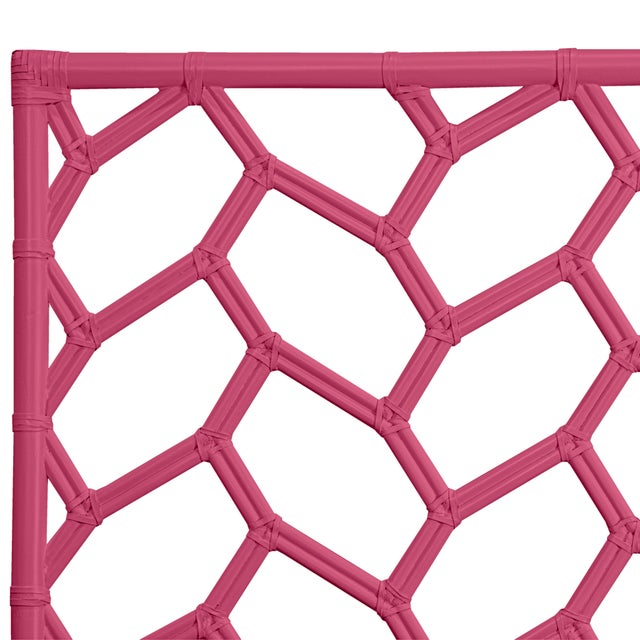 David Francis Silas Headboard Queen - Pink For Sale - Image 4 of 6