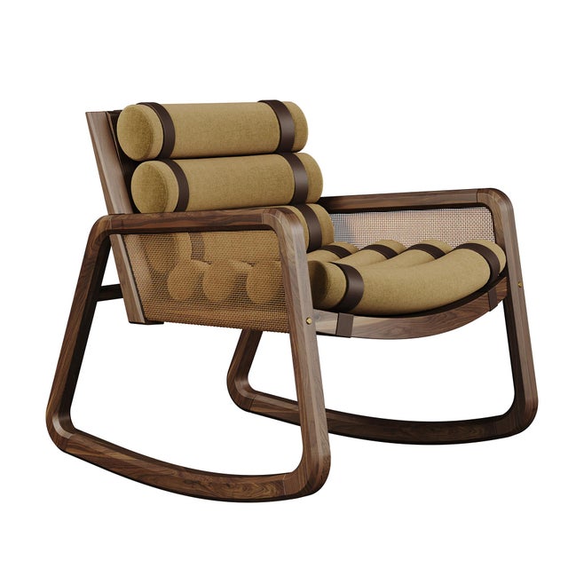 Not Yet Made - Made To Order William Rocking Armchair by Wood Tailors Club For Sale - Image 5 of 18