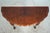 Wood Vintage Burl Walnut George II 1 Drawer Console Table For Sale - Image 7 of 18