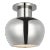 Paloma Contreras for Visual Comfort Signature Comtesse Monopoint Flush Mount in Polished Nickel For Sale