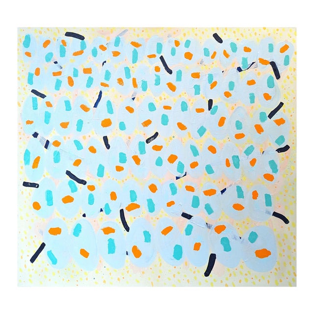 Contemporary Peter Healy "Bouquet" Contemporary Colorful Vibrant Abstract Geometric Painting, 2023 For Sale - Image 3 of 10