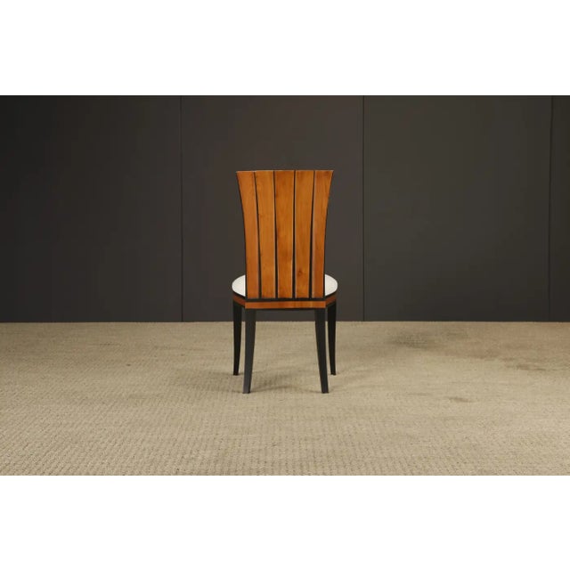 Set of 6 Eliel Saarinen 'Cranbrook' Dining Chairs, Refinished and Reupholstered For Sale - Image 13 of 18
