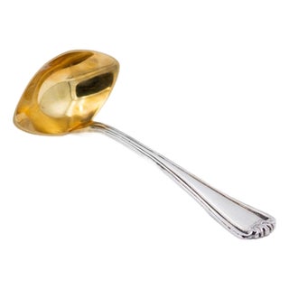 Silver Sauce Spoon for Ambidextrous Users For Sale
