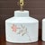Contemporary Vintage Mar-Kel Ceramic Floral Lily Table Lamps - a Pair For Sale - Image 3 of 12