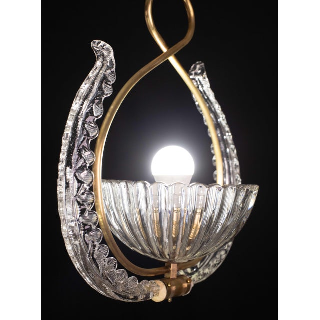 1940s Art Decò Barovier and Toso Chandelier, 1940s For Sale - Image 11 of 13
