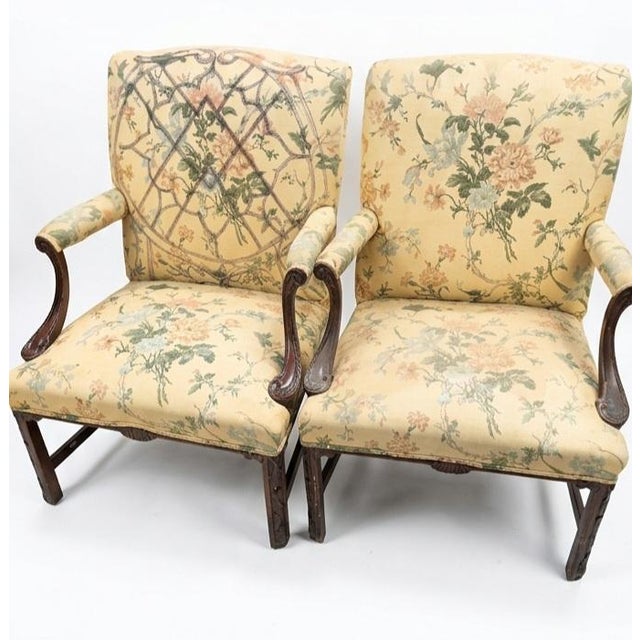 Mid 18th Century George II or George III Period Gainsborough or Library Armchair For Sale - Image 4 of 6
