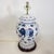 Pair of Vintage Brunschwig & Fils Cadiz Table Lamps With Lid - Blue and White Ceramic With Boar and Deer Motif For Sale In New York - Image 6 of 18