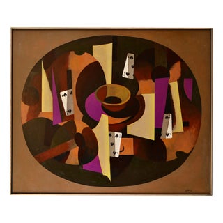 Janis Zemitis, Game XIII, 2004, Oil Painting on Canvas For Sale