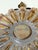 German Gilt Wrought Iron and Textured Glass Flush Mount, 1970s For Sale - Image 11 of 13