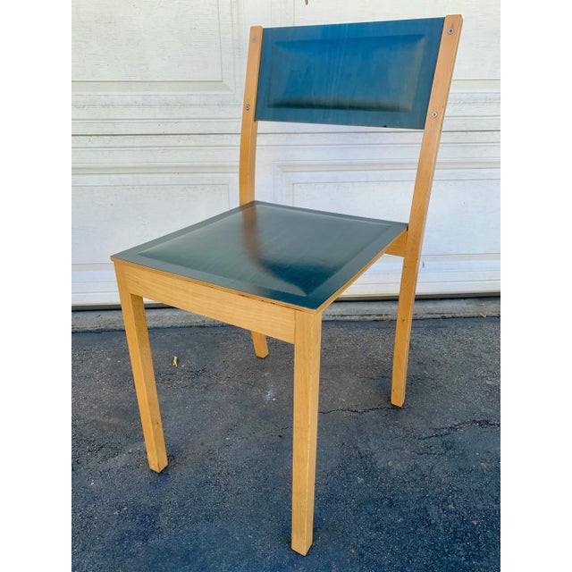 Mid-Century Modern Bpa International Italin Chair- (Blue) For Sale - Image 3 of 11