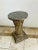 Brown Vintage Roman Style Column Bust Plant Stand Pedestal Carved Solid Wood For Sale - Image 8 of 10