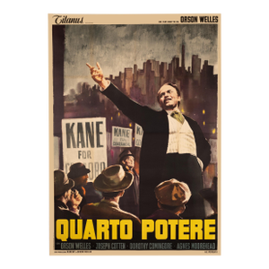 Quarto Potere (Citizen Kane) — Anonymous — 1960 - Orson Welles Italian Release