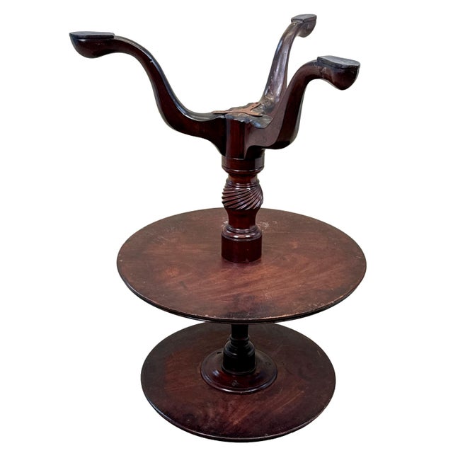 Antique Georgian Two Tier Dumbwaiter, 1760 For Sale - Image 4 of 8