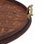 Wood Monumental English Butler's Gallery Tray Edwardian Ornate Inlay Mahogany 27" For Sale - Image 7 of 14